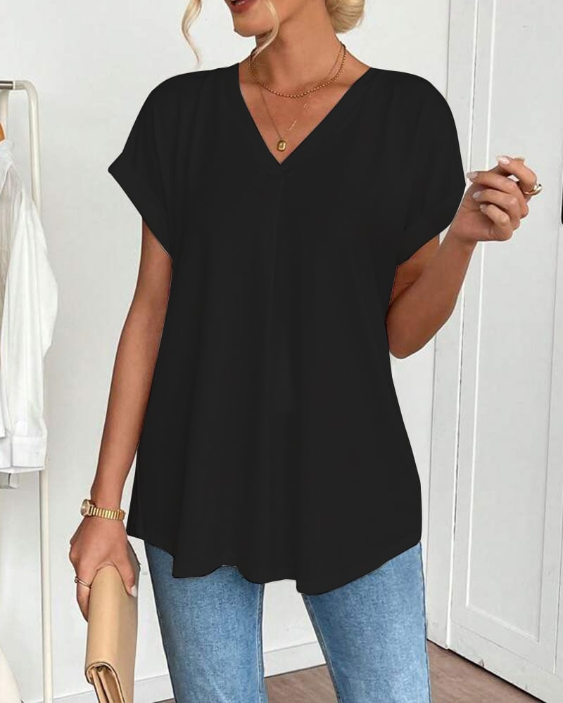 ALVA™ | Pleated Chiffon Top