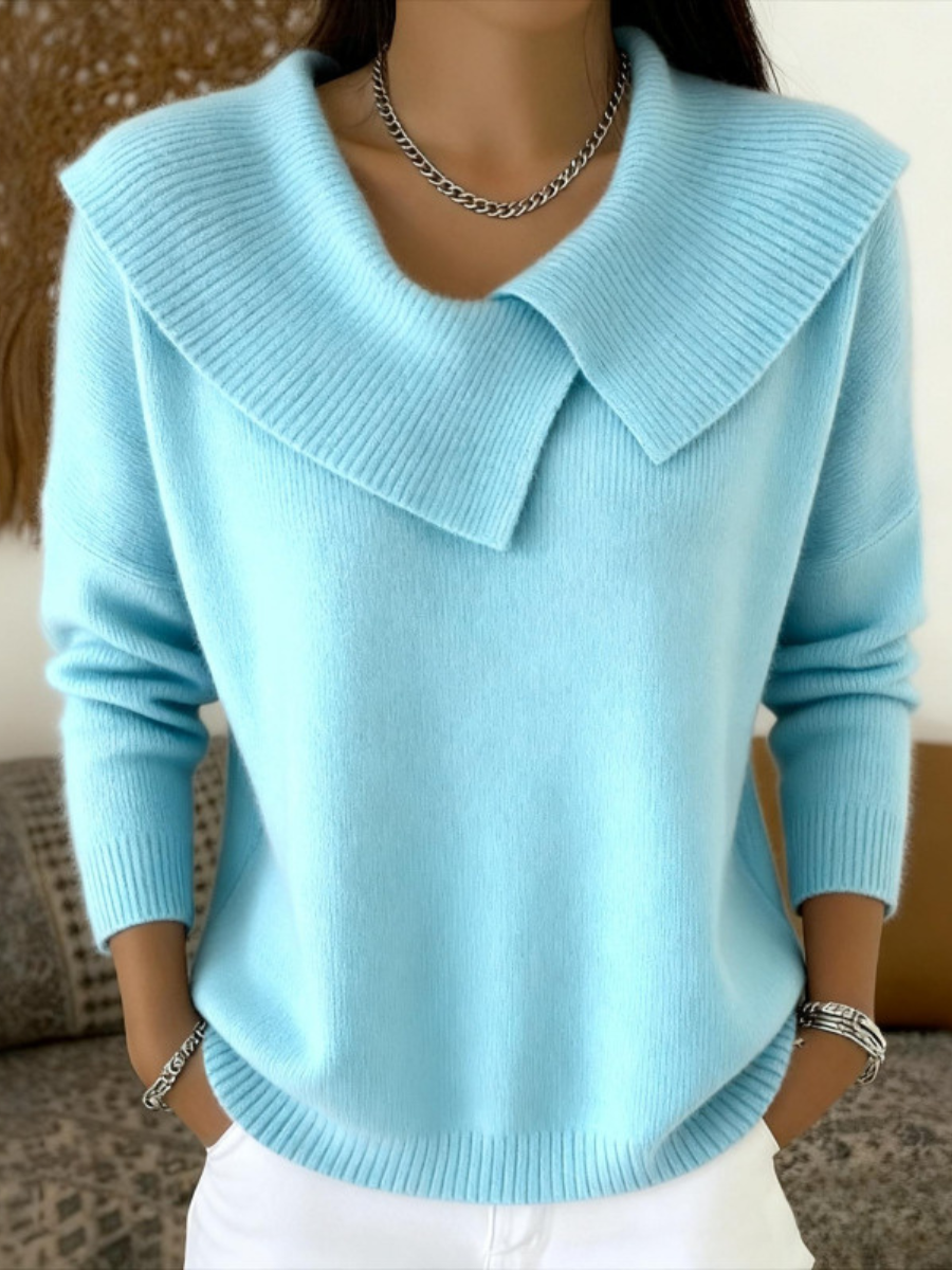ALVA™ | Sculpted Collar Jumper