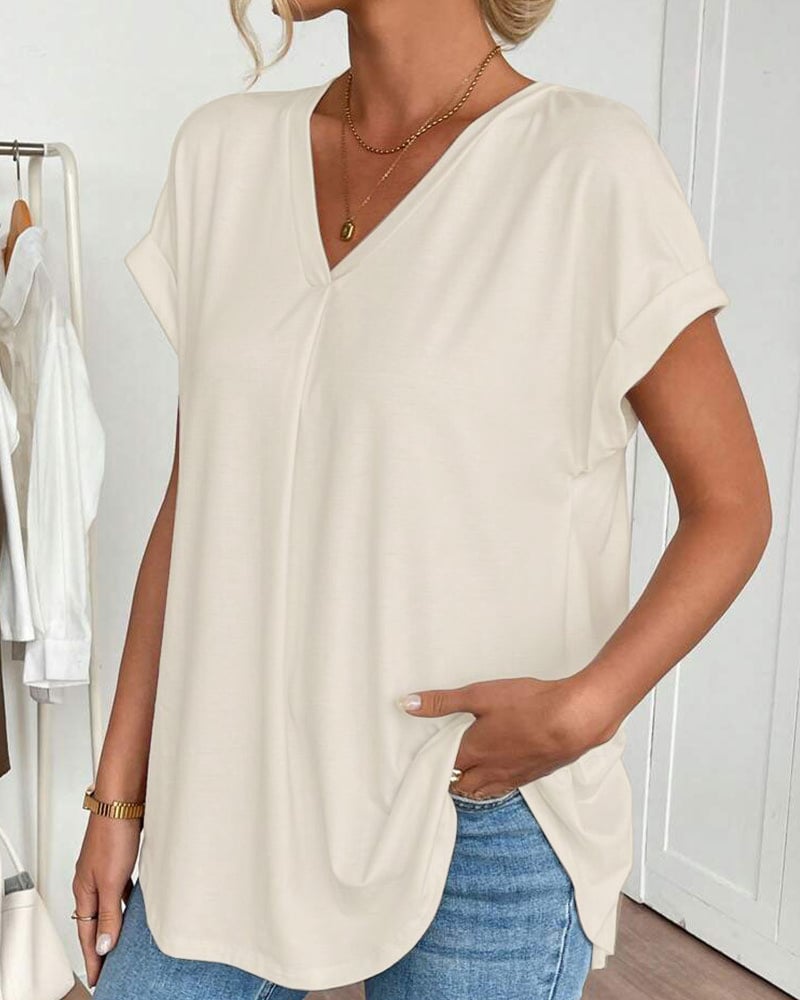 ALVA™ | Pleated Chiffon Top