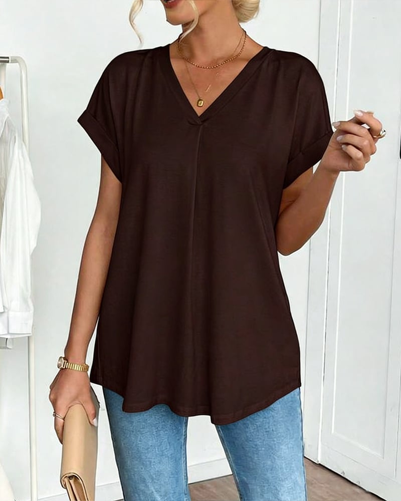 ALVA™ | Pleated Chiffon Top