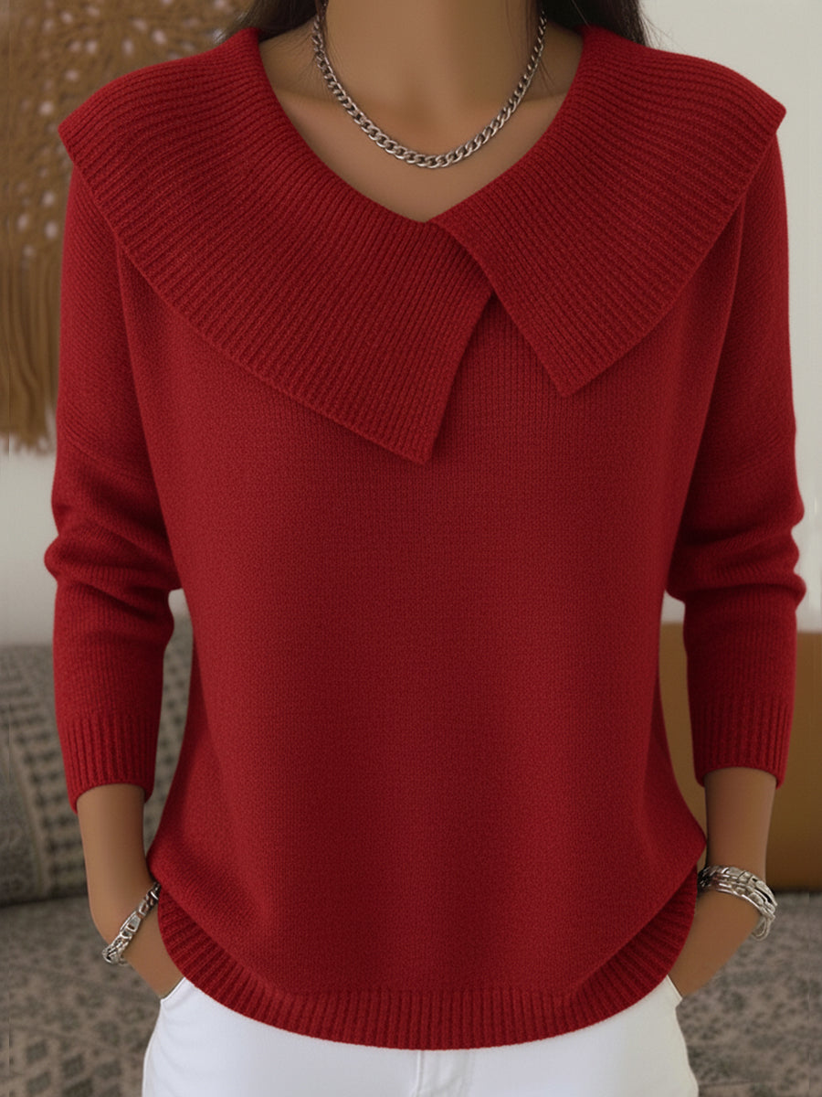 ALVA™ | Sculpted Collar Jumper