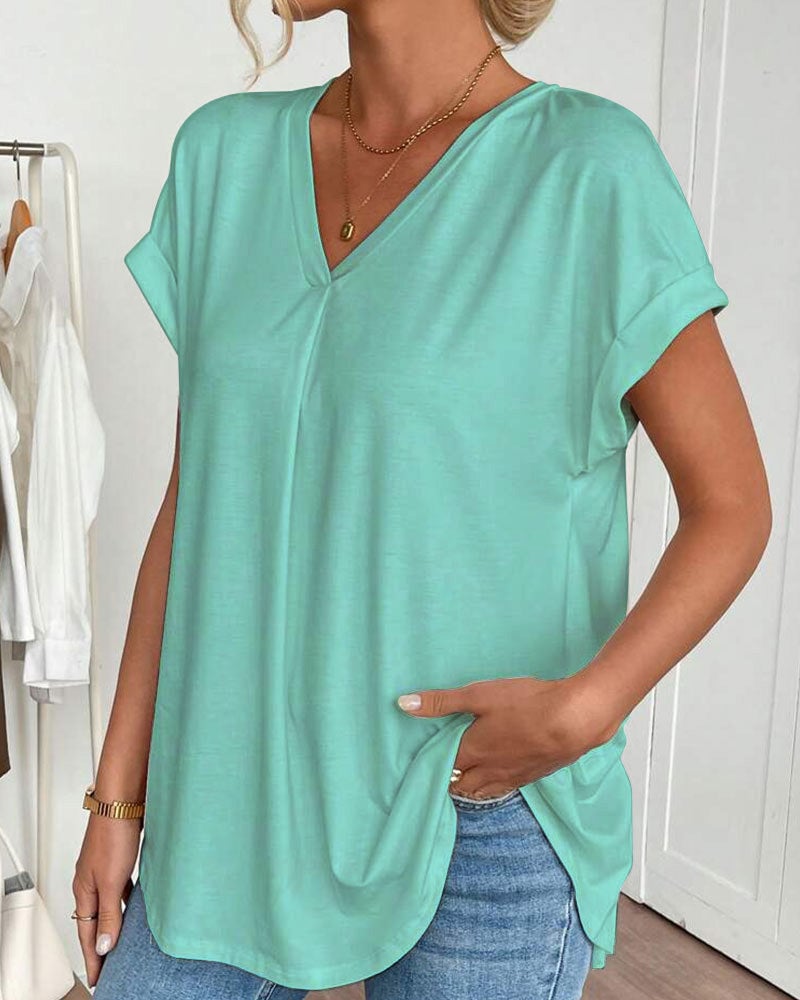 ALVA™ | Pleated Chiffon Top