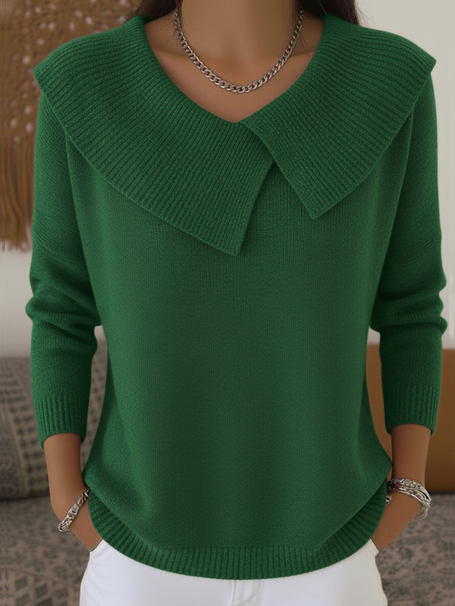 ALVA™ | Sculpted Collar Jumper