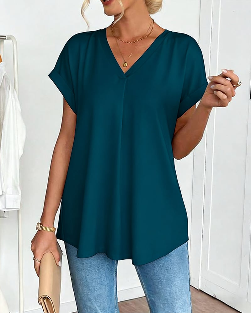 ALVA™ | Pleated Chiffon Top