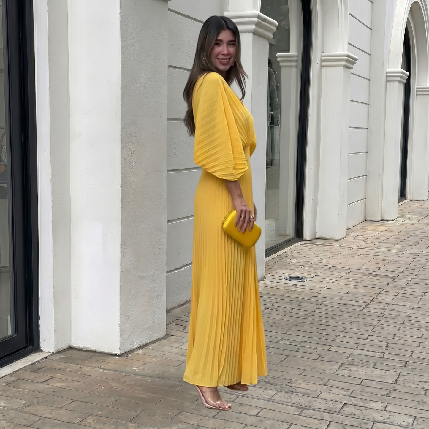 ALVA™ | Elegant Pleated Dress