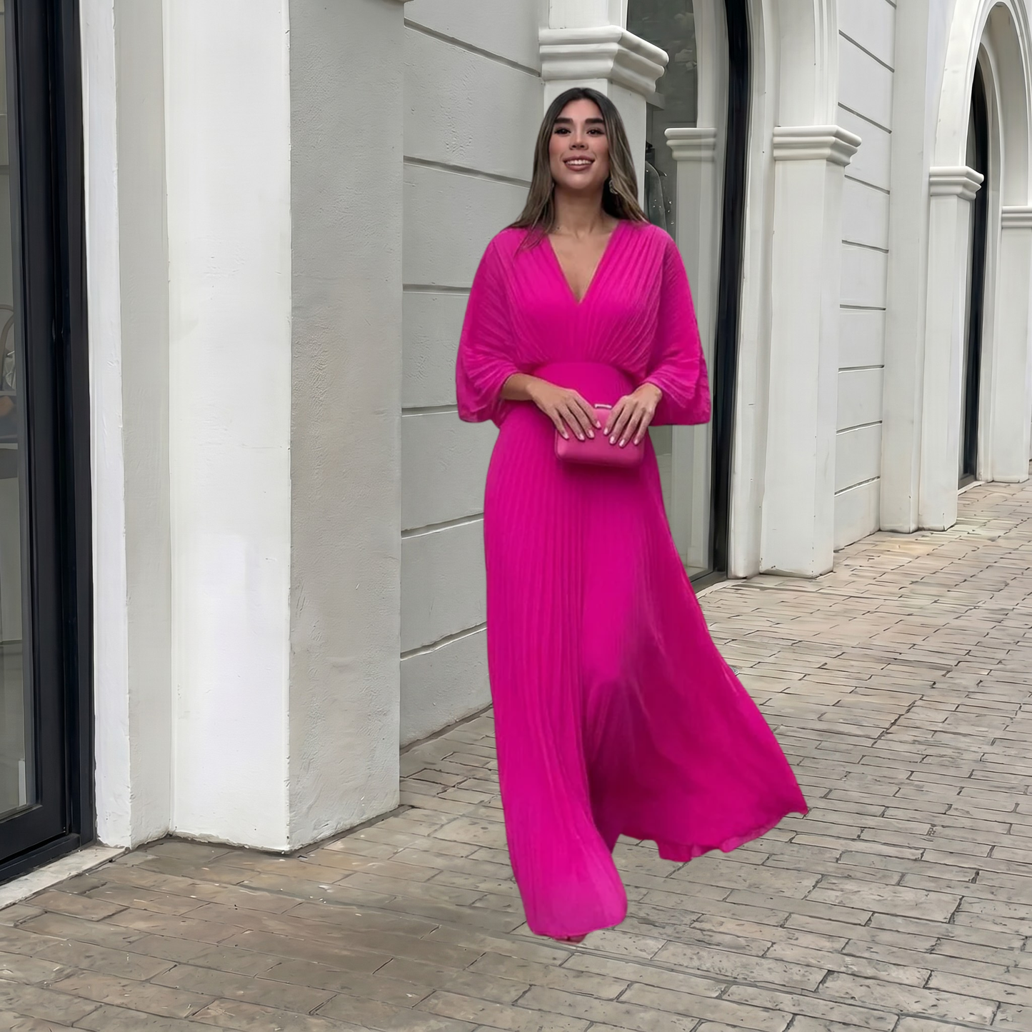 ALVA™ | Elegant Pleated Dress