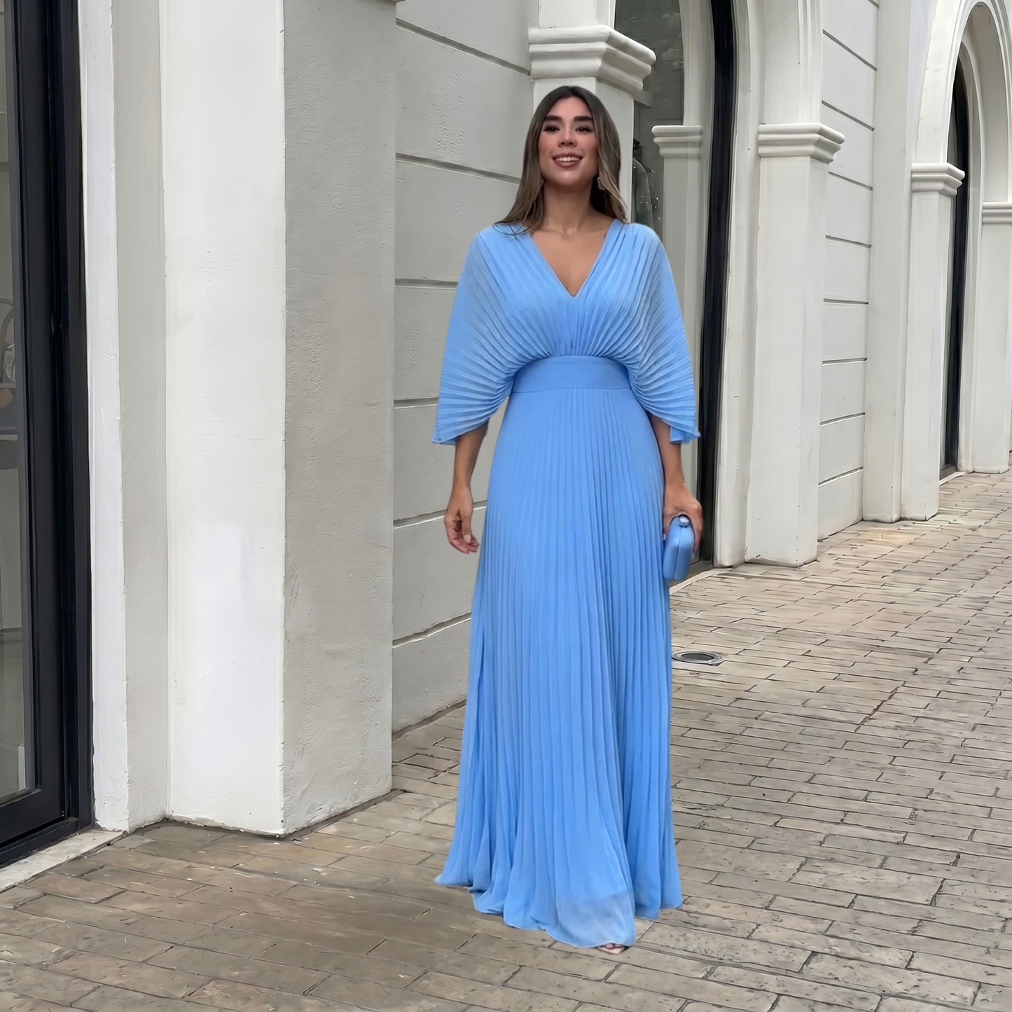 ALVA™ | Elegant Pleated Dress