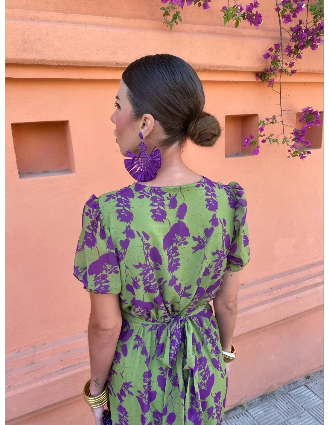 ALVA | Emerald Bloom Dress