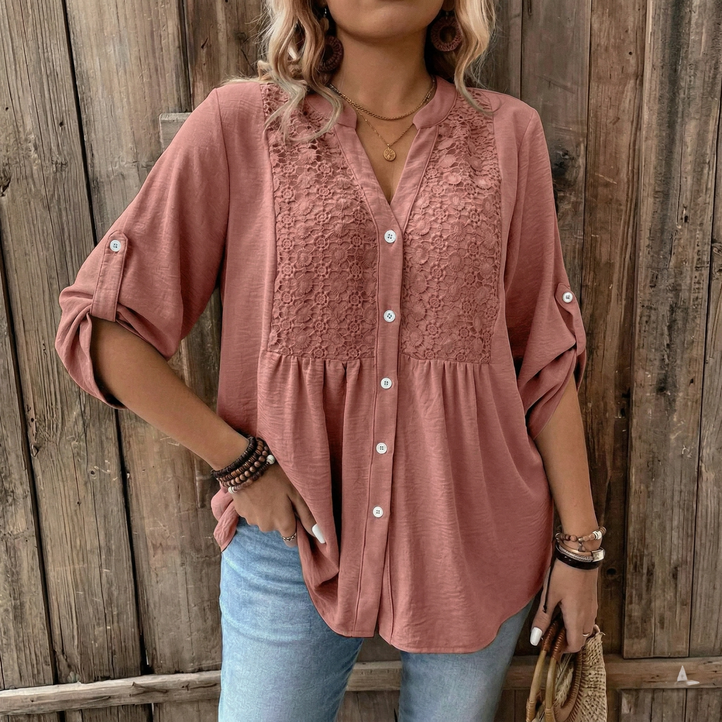 ALVA | V-Neck Blouse