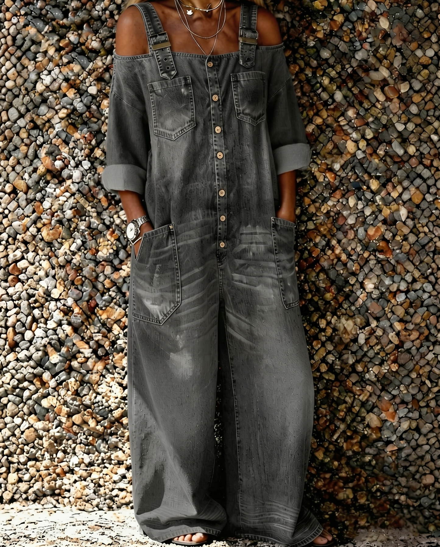 ALVA | Denim Jumpsuit