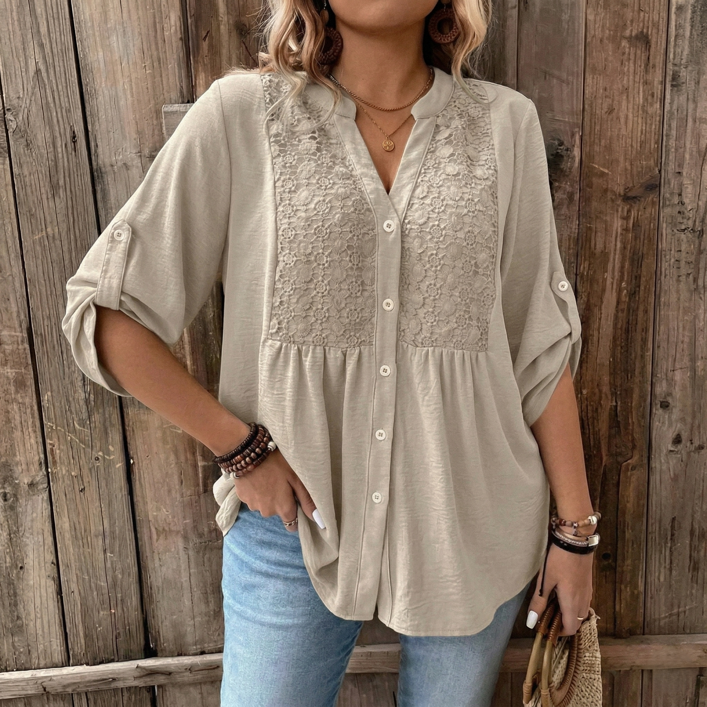 ALVA | V-Neck Blouse
