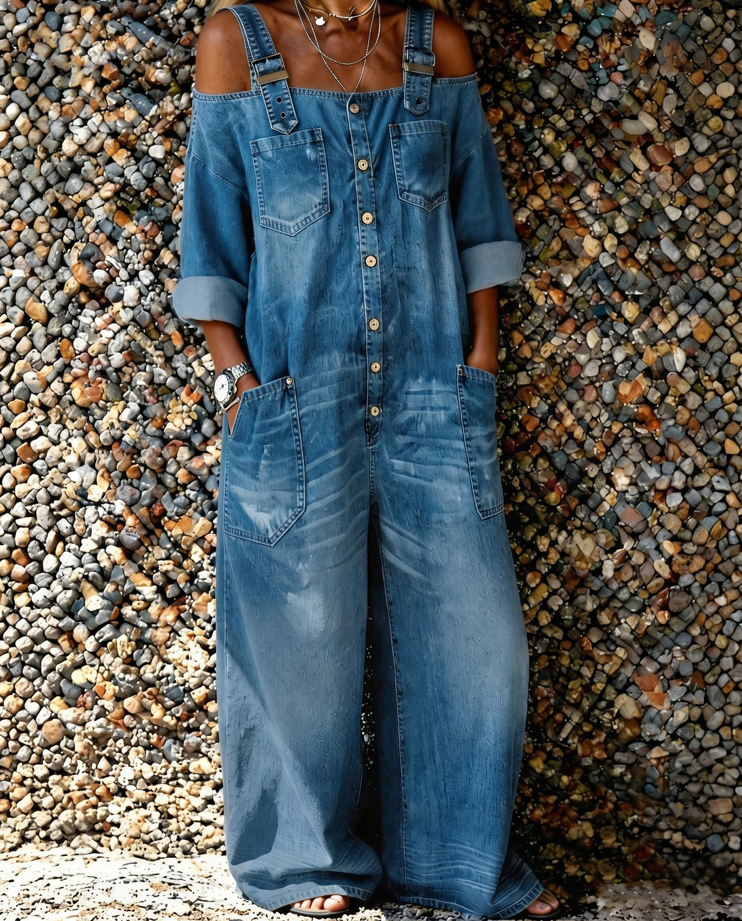 ALVA | Denim Jumpsuit