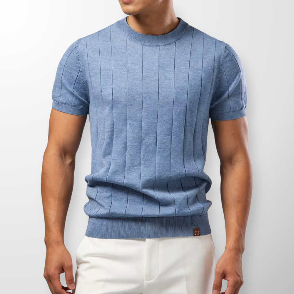 Luca™ | Luxe Ribbed T-Shirt