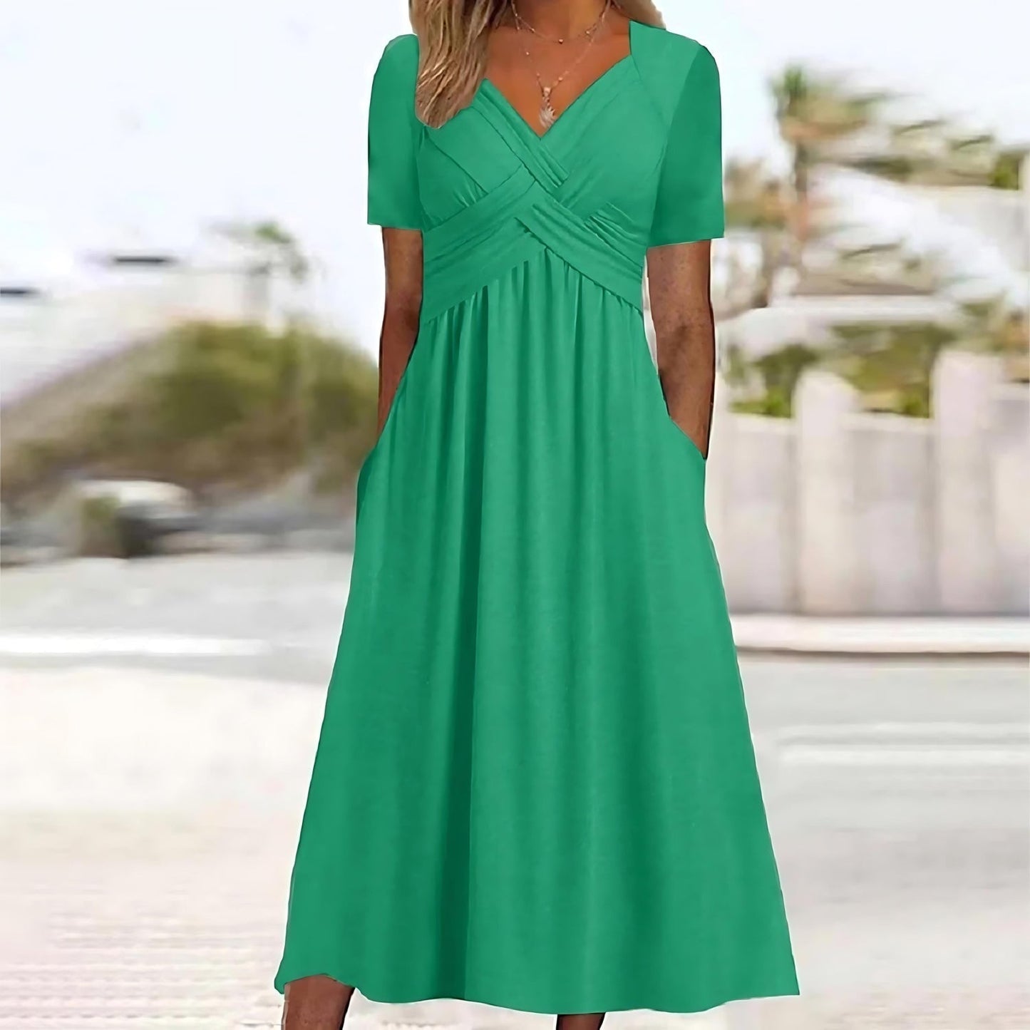 ALVA™ | Elegant Midi Dress