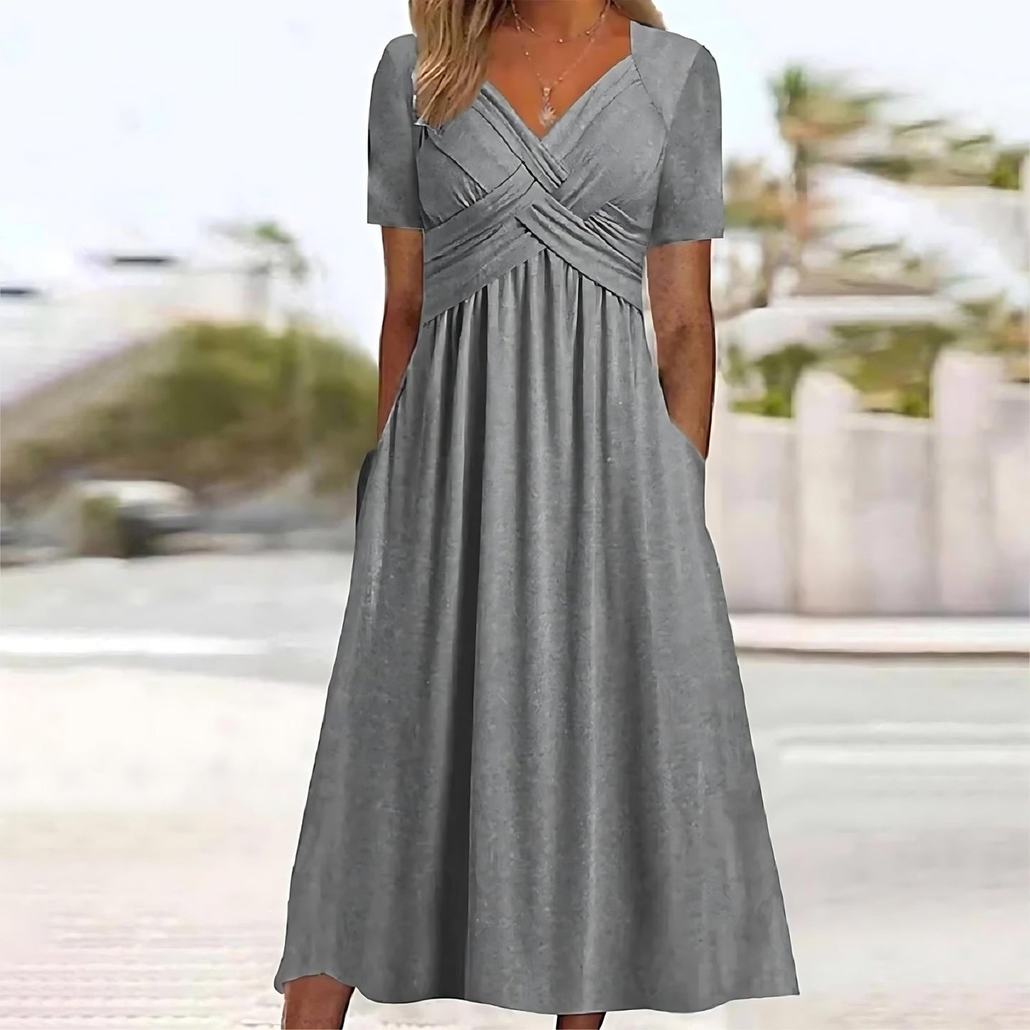 ALVA™ | Elegant Midi Dress