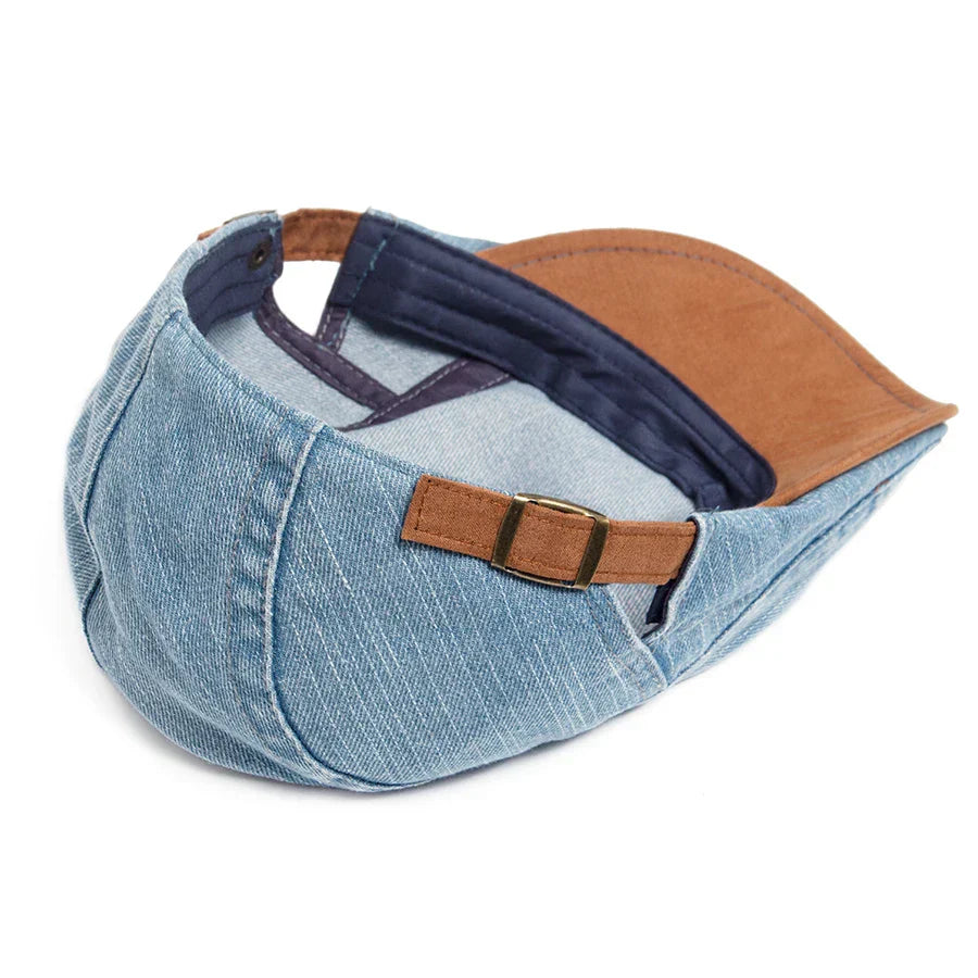 Silvan | Premium Denim Flat Cap