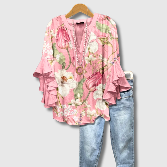 Anja | Floral Blouse