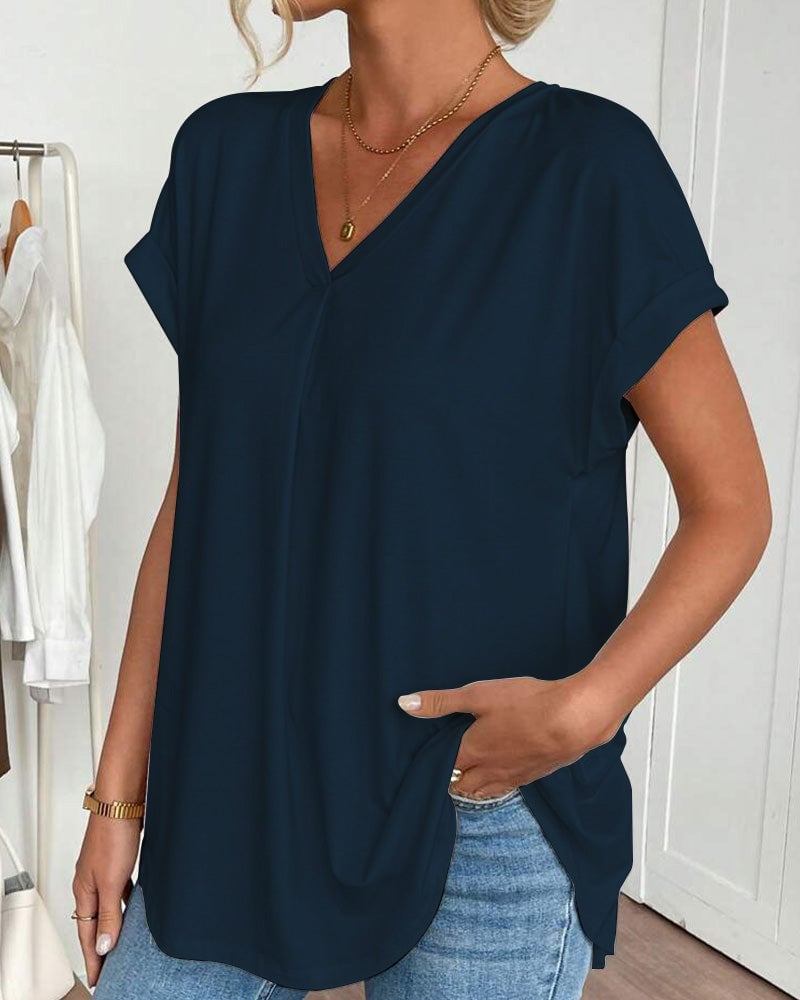 ALVA™ | Pleated Chiffon Top