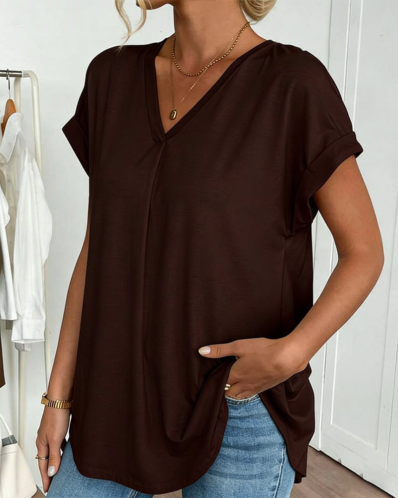 ALVA™ | Pleated Chiffon Top