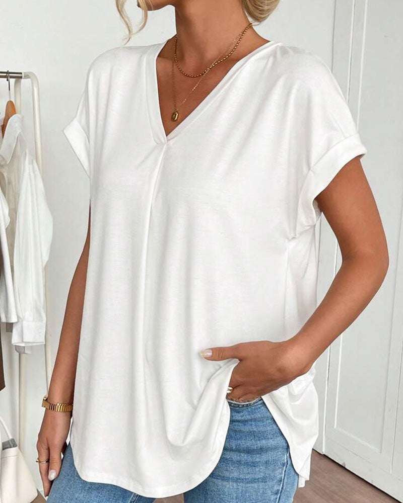 ALVA™ | Pleated Chiffon Top