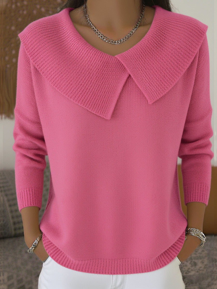 ALVA™ | Sculpted Collar Jumper
