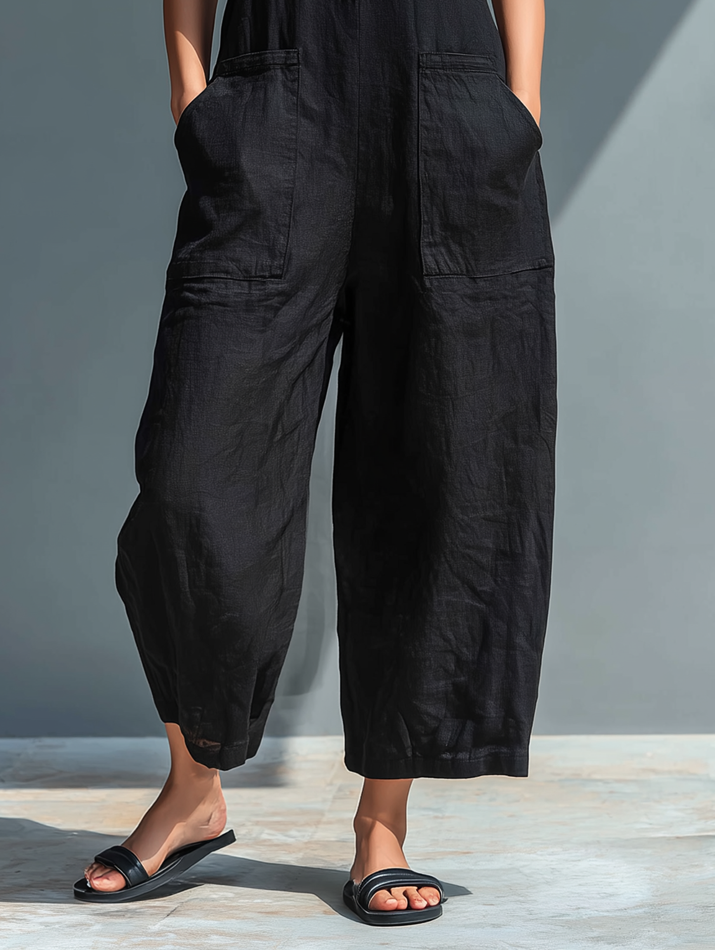 ALVA™ | Sleeveless Buttoned Jumpsuit