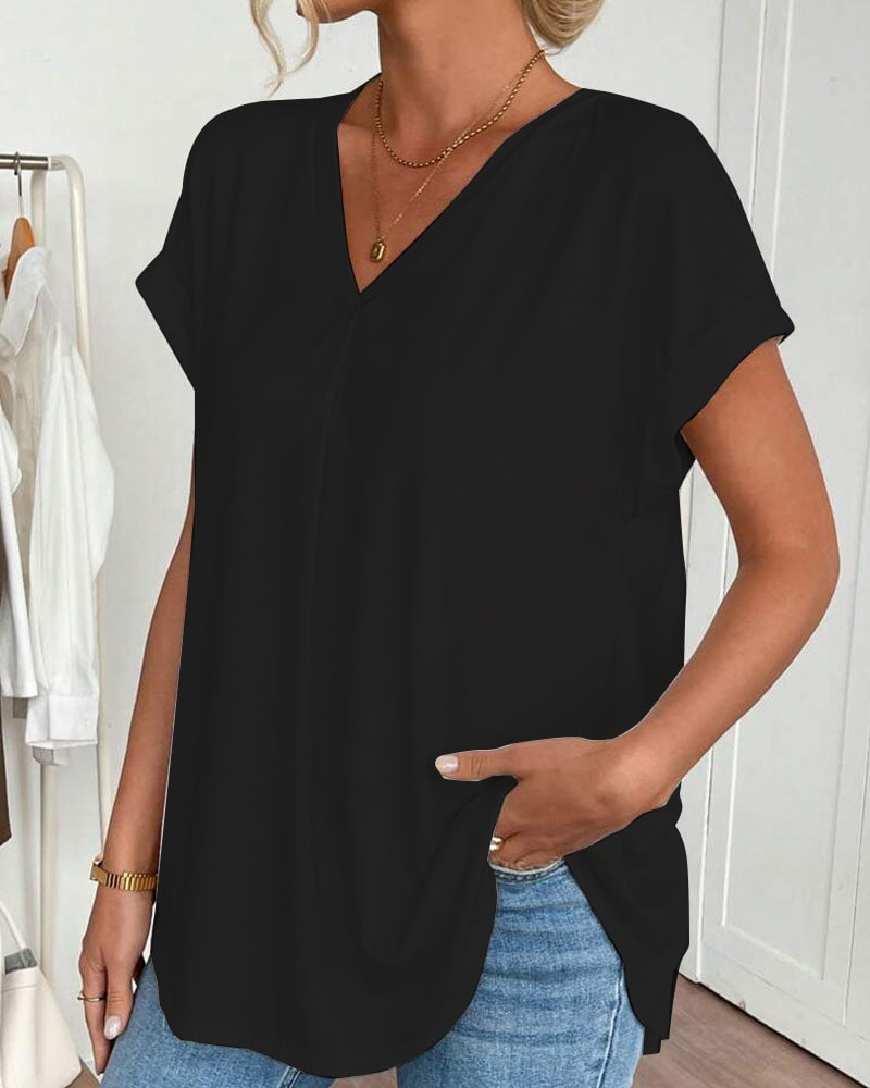 ALVA™ | Pleated Chiffon Top